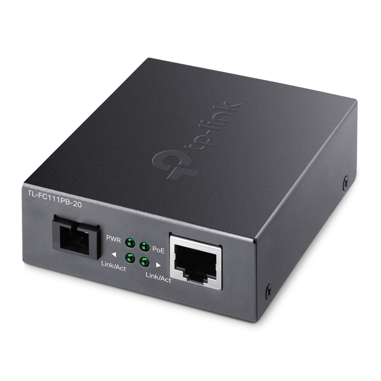 TP-Link TL-FC111PB-20 Network Media Converter 100 Mbit/s Black - Compatible with Network Servers
