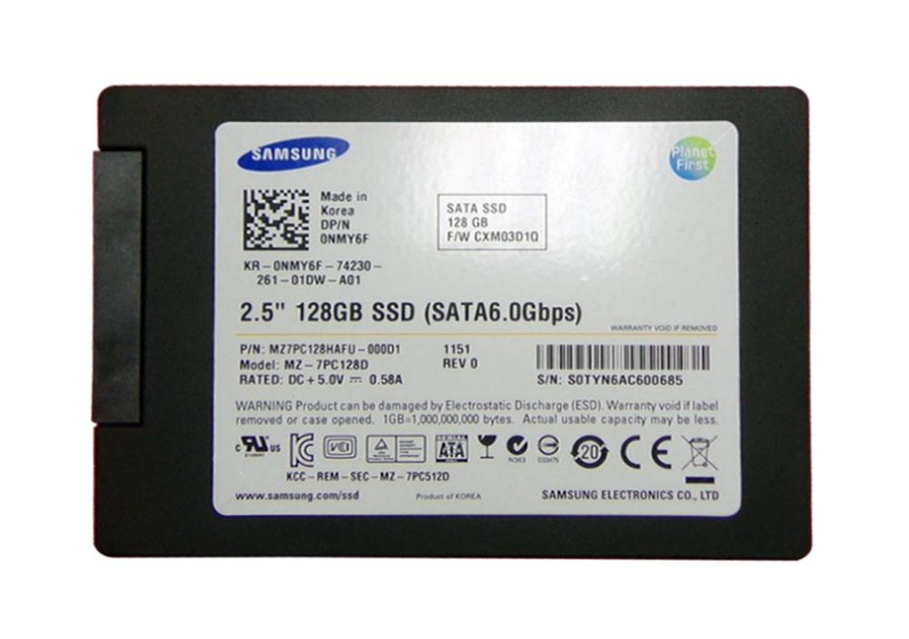 Samsung 830 Series 128Gb MLC SATA 6Gbps 2.5-Inch Internal Solid State Drive mounted in a server rack