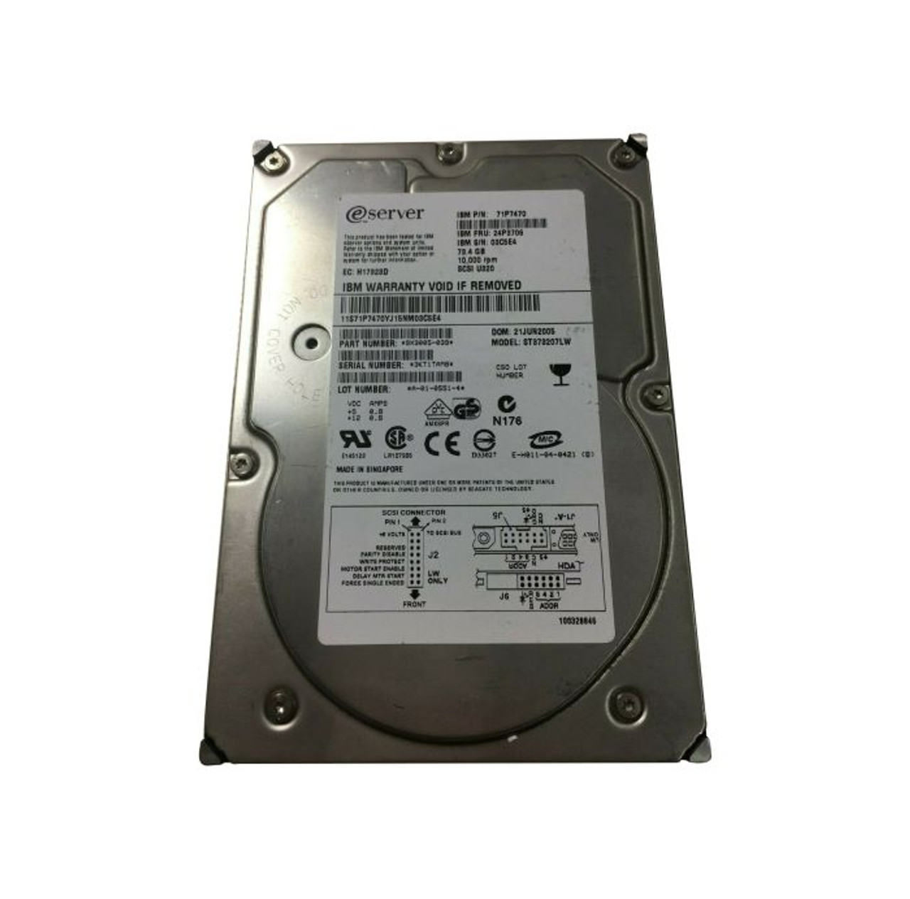 Lenovo 500GB 7200RPM SATA 6GB/S 32MB Cache 2.5-Inch Hard Drive for ProLiant DL360p Gen8 Servers