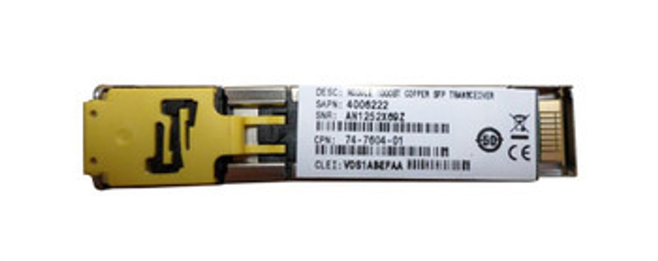 CISCO 1Gbps 1000Base-T Copper SFP Transceiver Module for Rj-45 Connector, compatible with 4006222, networking equipment