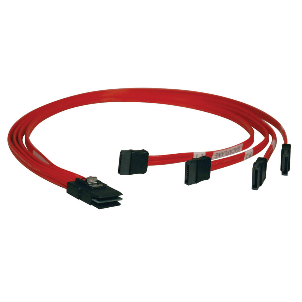 Tripp Lite S508-18N SAS Cable 19.7 Red - Compatible with Servers