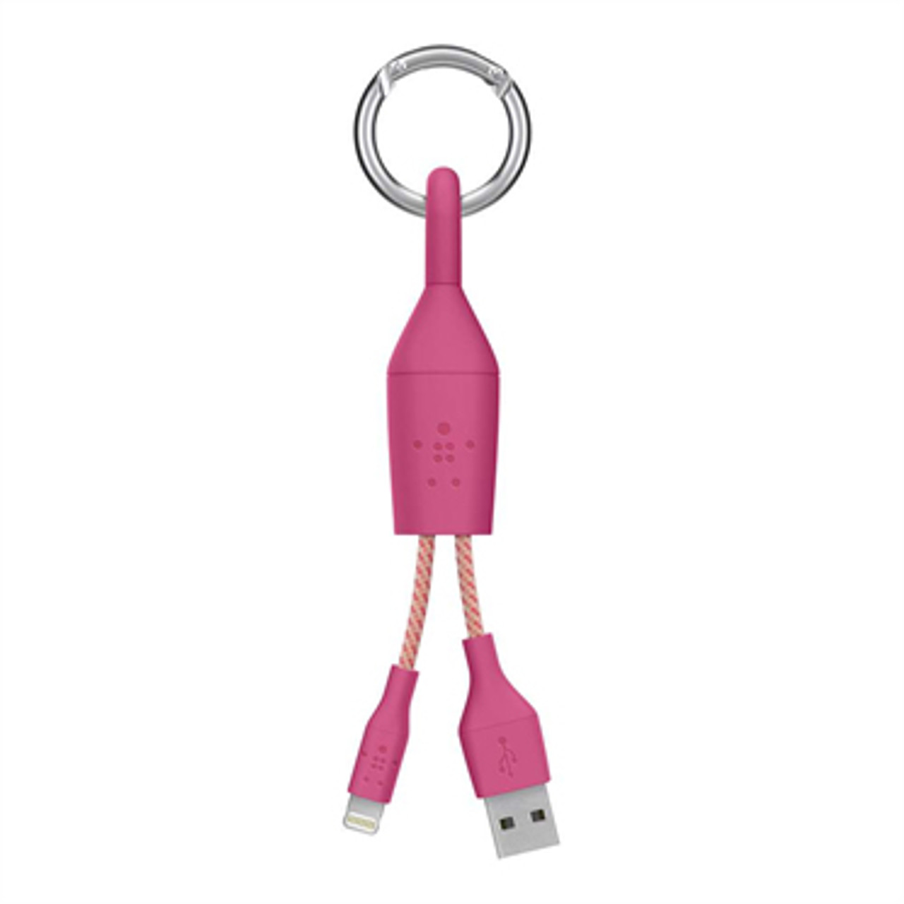 Belkin MIXIT Lightning to USB Clip in Pink 3.09 compatible with Apple devices