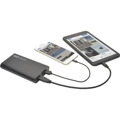 Tripp Lite UPB-12K0-2U Portable 2-Port USB Battery Charger Power Bank 12K mAh - Mobile Power Bank