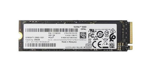 Lenovo 256GB TLC NVMe M.2 2280 SSD for Internal Storage