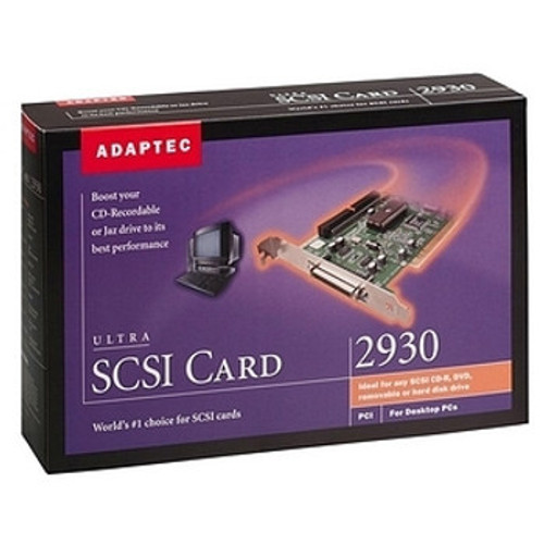 Adaptec 2930 Ultra SCSI Controller for SCSI-2 External and Ultra Narrow SCSI Internal Connections
