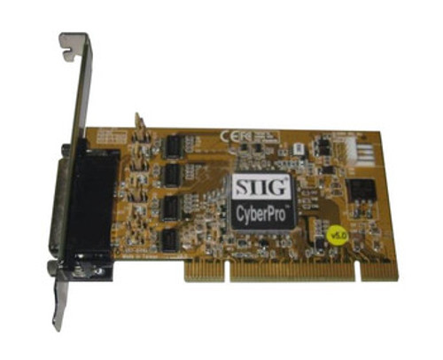 JJ-P04621 | SIIG | Io1876 Quartet Serial 550 Pci Adapter 4 X Db-9 Rs-232 Serial Plug-In Card Db-9 Fan-Out Cable