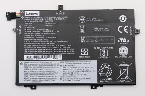 Lenovo 01AV463 notebook battery spare part compatible with laptops