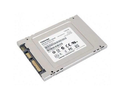 Toshiba Hg5 Series 128GB MLC SATA 6Gbps 2.5-Inch Internal Solid State Drive mounted in server rack