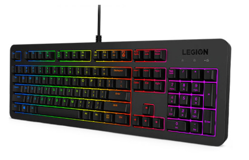 Lenovo Legion K300 RGB Keyboard - USB QWERTY US English Black - Compatible with GY40Y57708 - Gaming Keyboards