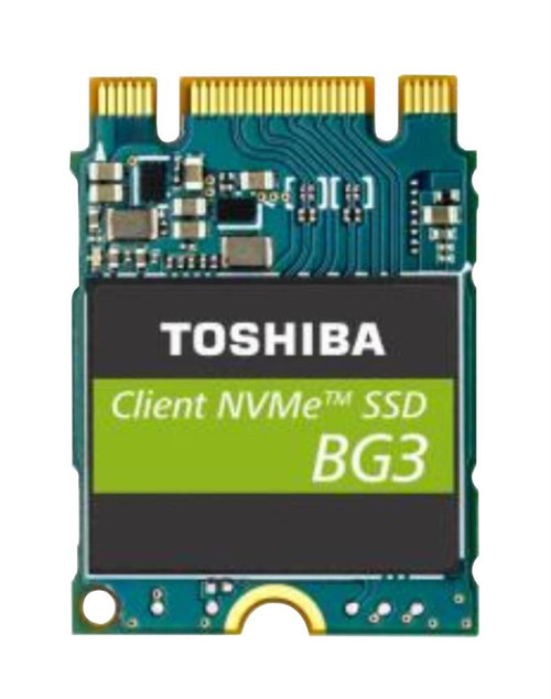 Toshiba KBG40ZNS128G 128GB TLC PCIe 3.0 x2 NVMe M.2 2230 SSD HD - BG3 Series, compatible with M.2 slots