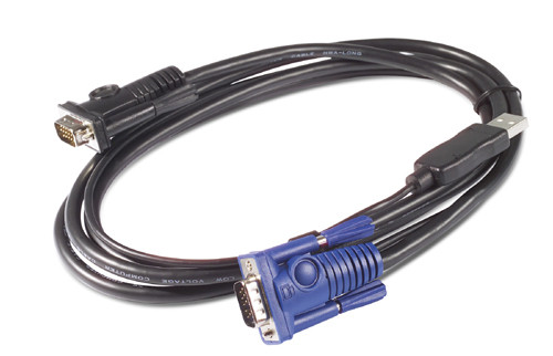 APC KVM Cable in Black 72 for AP5253 - Compatible with Servers and Racks