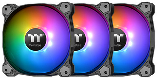 Thermaltake CL-F063-PL12SW-A 12cm Computer Case Fan in Black and White - Compatible with Computer Cooling Systems