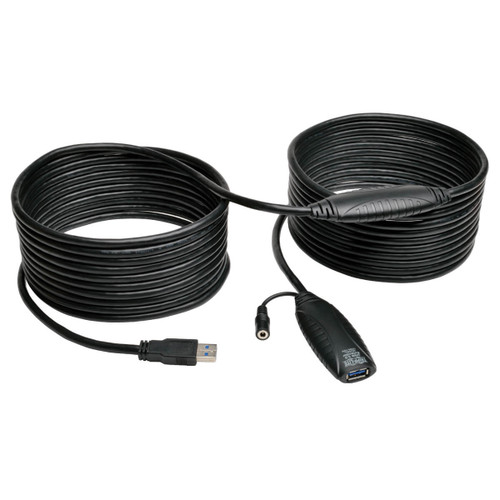 Tripp Lite U330-10M USB 3.2 Gen 1 (3.1 Gen 1) USB A Black cable 393.7 for high-speed data transfer