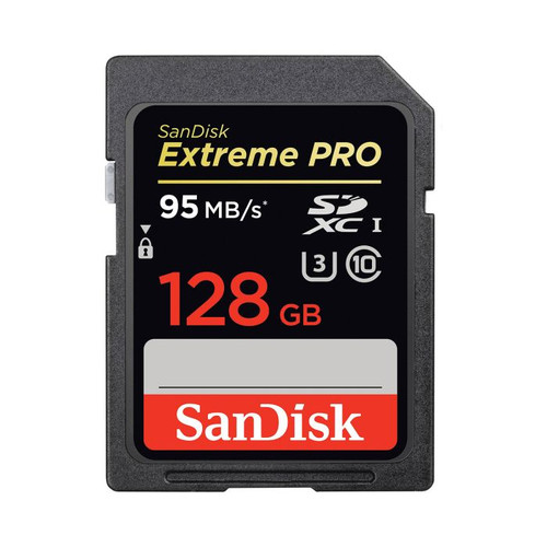 SanDisk 128GB Extreme Pro SDXC UHS-II Memory Card for high-speed photography