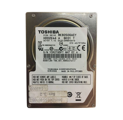 Toshiba 80GB 4200RPM IDE Ultra ATA/100 2.5-Inch Hard Drive for MK8050GACY Servers