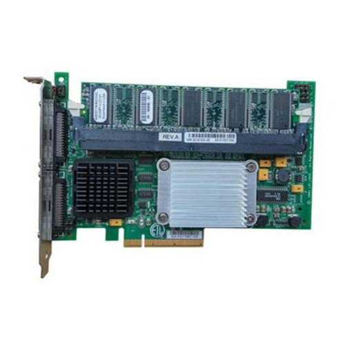 LSI MegaRAID Ultra-320 SCSI PCIe x8 RAID Controller Card 320-2E for RAID 0/1/5/10/50 Servers