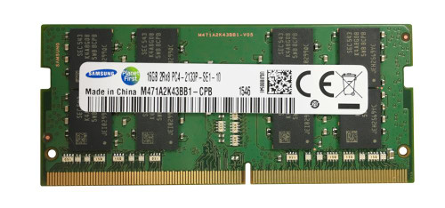 Samsung 16GB PC4-17000 DDR4-2133MHz SODIMM Memory Module for laptops and small form factor PCs