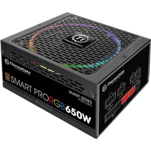 Thermaltake Smart Pro RGB 650W Power Supply for ATX/EPS Systems - PS-SPR-0650FPCBUS-R