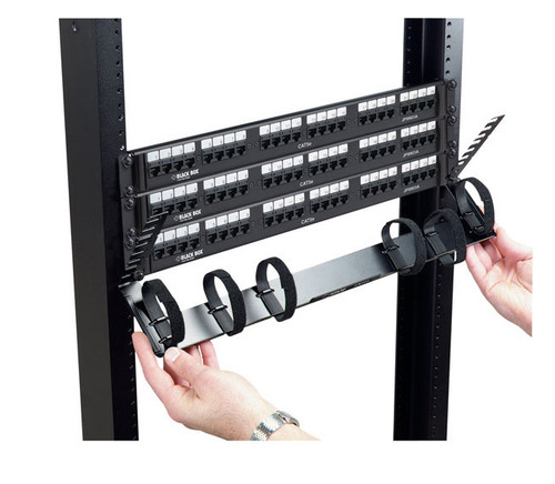 Black Box JPM500A-R2-2PAK rack accessory cable management panel for organizing cables in server racks
