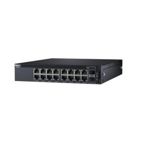 Dell X1018P 16-Port PoE Network Switch with 2 SFP Ports for ProLiant DL360p Gen8 Servers