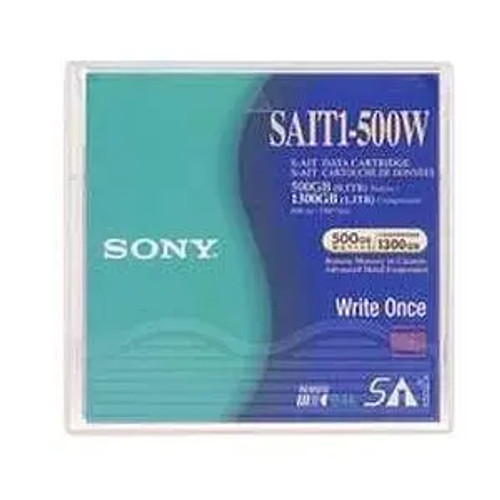 Sony SAIT1-500W 500GB/1.3TB WORM Tape Cartridge for Data Storage in Servers