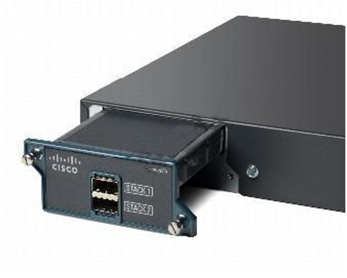 Cisco Catalyst 2960S Flexstack Stack Module compatible with Catalyst 2960S switches - mounted in a network rack