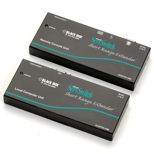 Black Box ACU075A-USB ServSwitch - Compact USB KVM Switch - Compatible with ProLiant DL360p Gen8 Servers