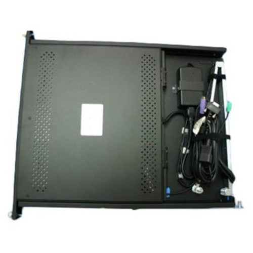 Emc 091-000-088 KVM Rackmount 15-Inch LCD PS2 Keyboard Trackball - Server Rack Mounted Display for Data Centers