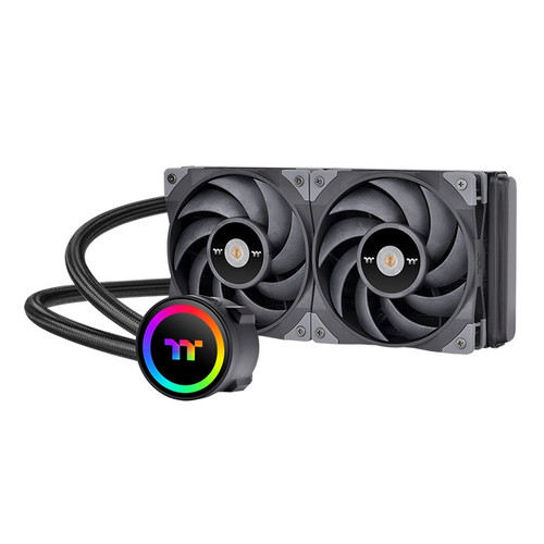 Thermaltake Toughliquid 240 ARGB Liquid Cooler for Processor in Black - Compatible with CL-W319-PL12BL-A