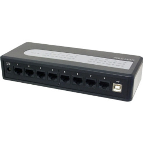 ID-SC0811-S1 | SIIG | 8-Port Serial Hub 8 X 8-Pin Rj-45 Female Rs-232 Serial 1 X 4-Pin Type B Female Usb 2.0 Usb