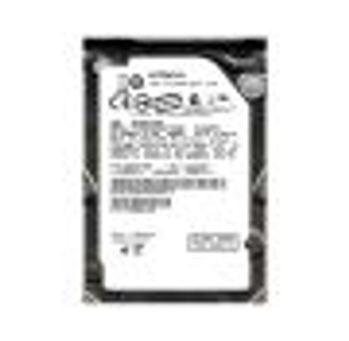 Hitachi Travelstar 5K500 Series 400GB 5400RPM SATA 3GB/s 8MB Cache 2.5-Inch Hard Drive mounted in a laptop