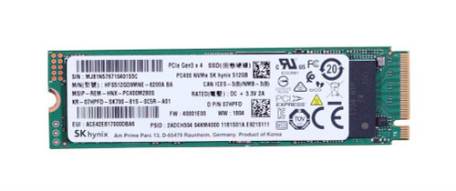 Hynix HFS512GD9MNE-6200A 512GB NVMe M.2 SSD for SK PC400 - Internal Solid State Drive - PCI Express 3.0 x4 - 2280 Size