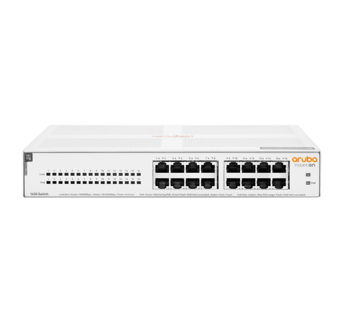 HPE Aruba Instant On 1430 16G PoE Switch L2 Gigabit Ethernet 124W - White
