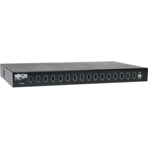 Tripp Lite 16-Port USB Sync Charging Hub Station for Tablets and Smartphones, Rackmount - Compatible with iPad/iPhone