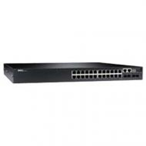 Dell N3024 Managed L3 Switch with 24 Ethernet Ports and 2 10-Gig, ideal for networking setups