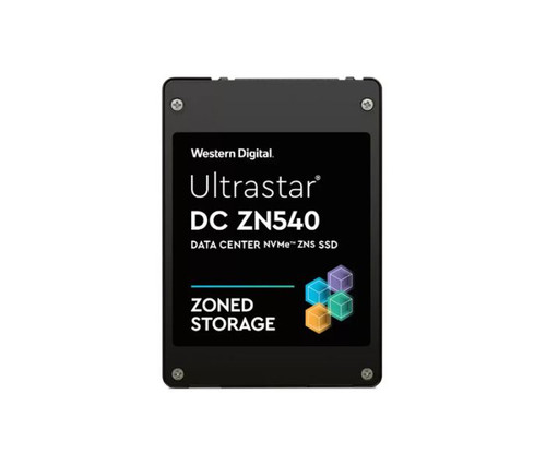 Western Digital Ultrastar DC ZN540 2TB NVMe SSD U.2 2.5 Drive - PCIe 3.0 X4, Self-Encrypting, Data Center Storage
