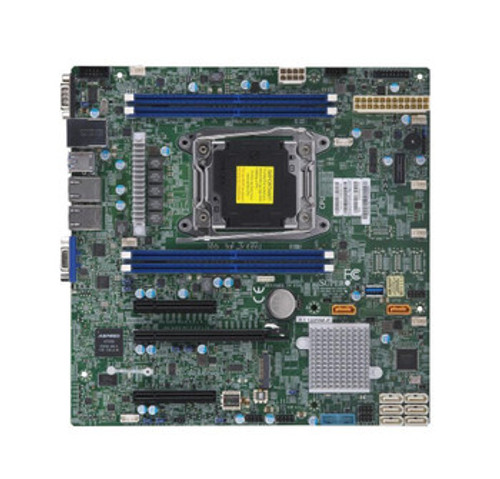 Supermicro X11Srm-F Micro-ATX Server Motherboard for Intel Xeon Processors, DDR4 Support, 8x SATA3 Ports