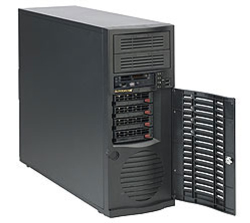 Supermicro CSE-733TQ-500B Mini Tower Computer Case in Black 500W - Compatible with Various Supermicro Servers