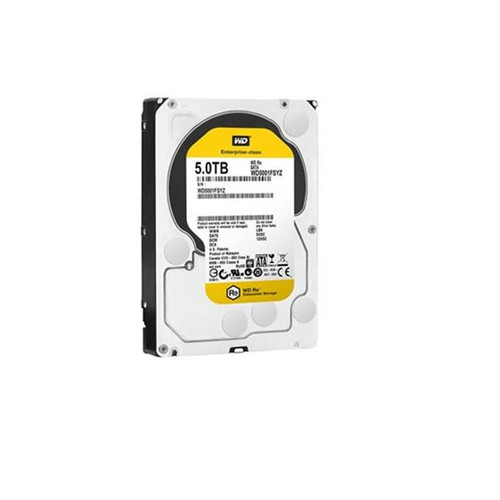 Western Digital Re 5Tb 7200Rpm SATA 6Gbps 128Mb Cache 3.5-Inch Internal Hard Drive mounted in a server rack