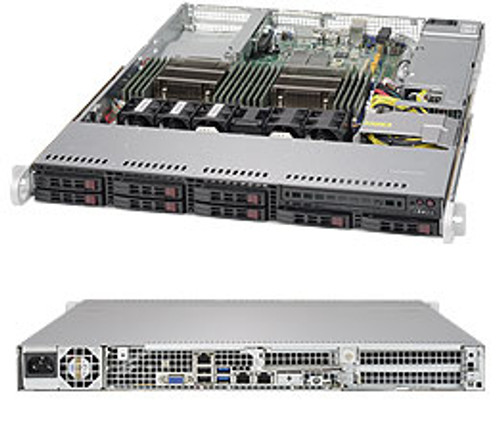 Supermicro SuperChassis 113AC2-605WB Rack Black 600W - compatible with server racks