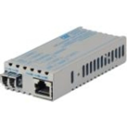 1226D-0-01 | Omnitron Tech | miConverter PoE/PD 10/100/1000 Gigabit Ethernet Fiber Media Converter RJ45 LC Multimode