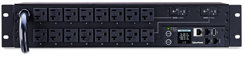 Cyberpower PDU31003 16-Outlet 2U Black Power Distribution Unit for Servers