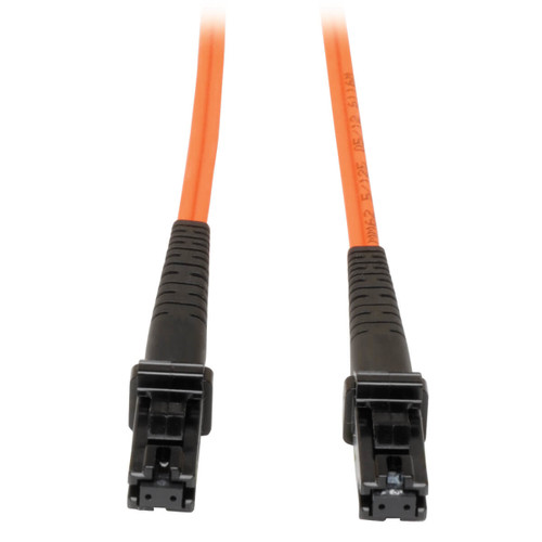 Tripp Lite N312-01M fiber optic cable 39.4 MT-RJ OFNR Black, Orange for data centers