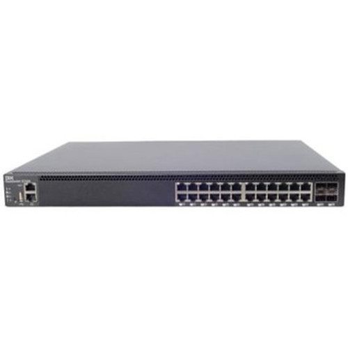 Lenovo 7159BAX 24-Port SFP+ RackSwitch G7028 Gigabit Ethernet Switch 1U Rack-Mountable - Rear to Front Configuration