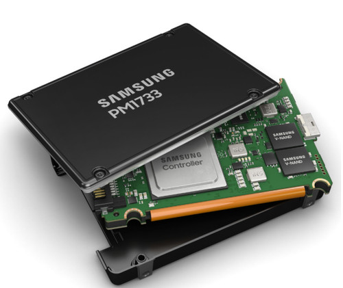 Samsung PM1733 15.36TB 2.5 PCIe 4.0 V-NAND NVMe SSD for ProLiant DL360p Gen8 servers