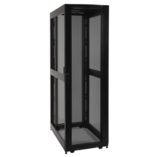 Tripp Lite SR42UBMDEXP 42U Freestanding Black Rack Cabinet, Compatible with Servers