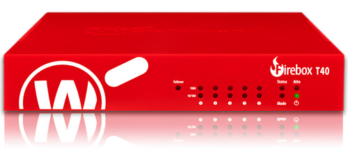 WatchGuard Firebox T40-W hardware firewall 3400 Mbit/s for network security in small businesses