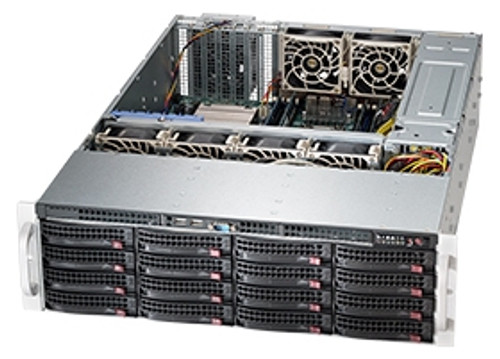 Supermicro CSE-836BHA-R1K28B computer case in Rack Black for server rack compatibility