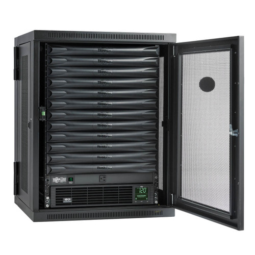 Tripp Lite 15U Wall Mounted Black Rack Cabinet for MDK1W12UPX00000 Servers