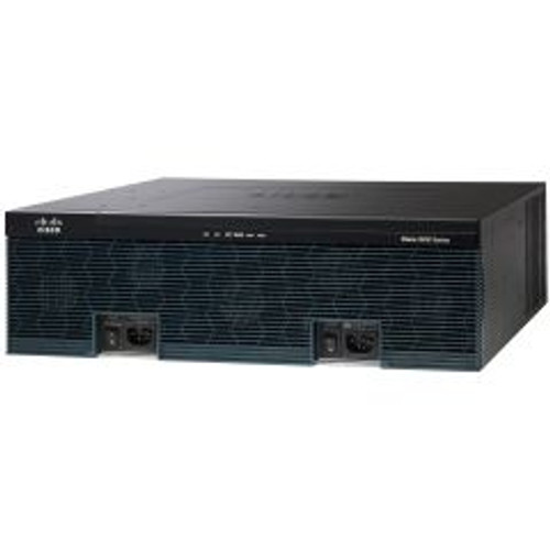 CISCO 3945 Integrated Services Router Refurbished 3 Ports - Compatible with Cisco networks